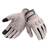 Guanti GIG PRO Desert, un guanto estivo in pelle vera. Compatibili touchscreen. Di TUCANO URBANO.